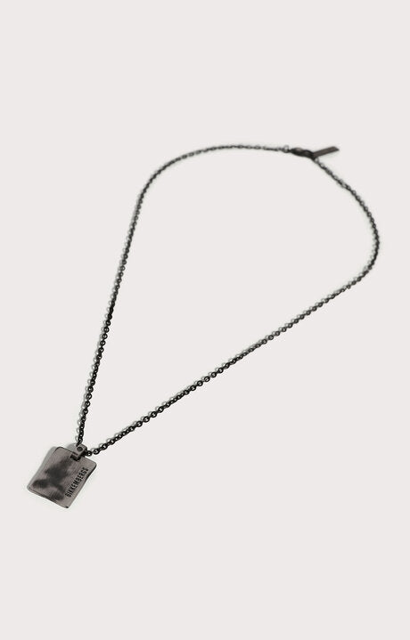 COLLANA HAMMER, VINTAGE, hi-res-1 Collana uomo con medaglietta e diamante