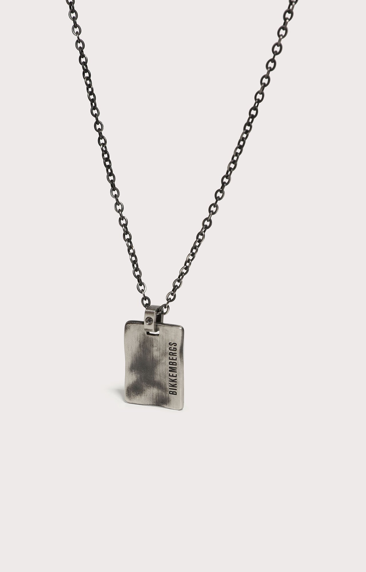COLLANA HAMMER, VINTAGE, hi-res-1 Collana uomo con medaglietta e diamante