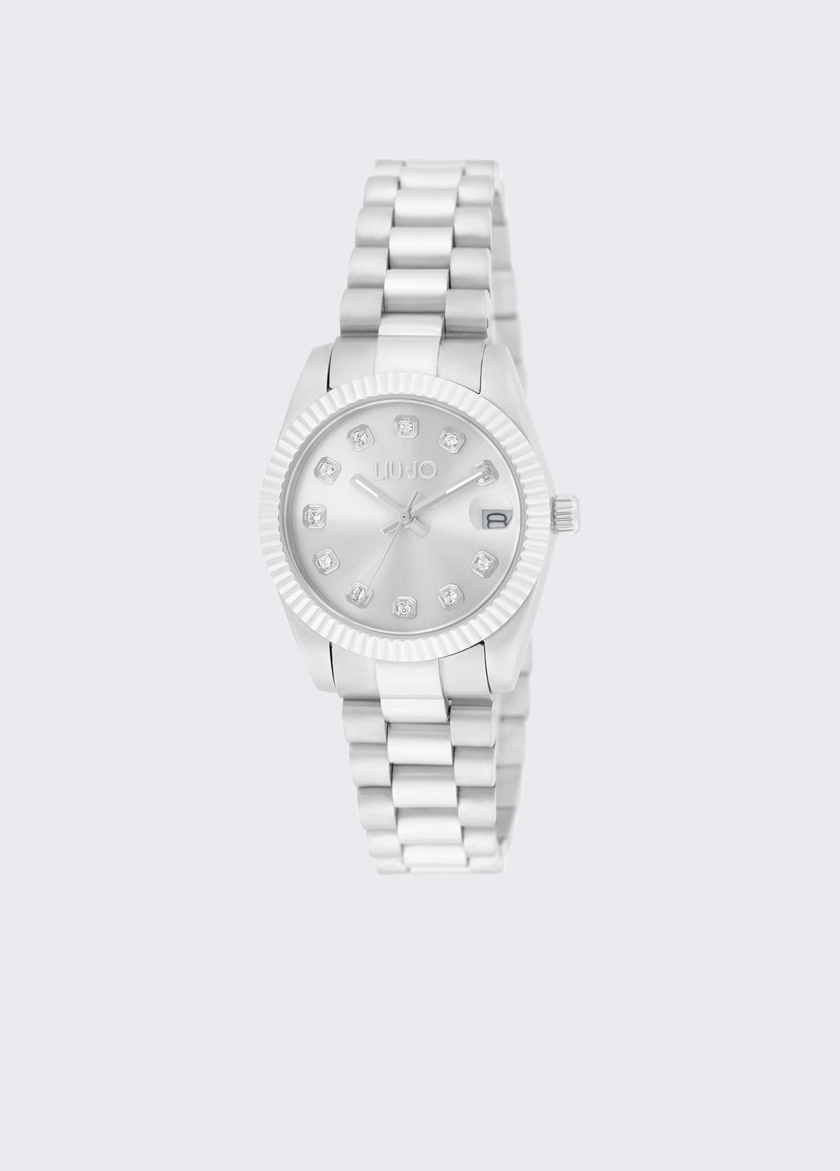 Orologio in acciaio con brill Liu Jo