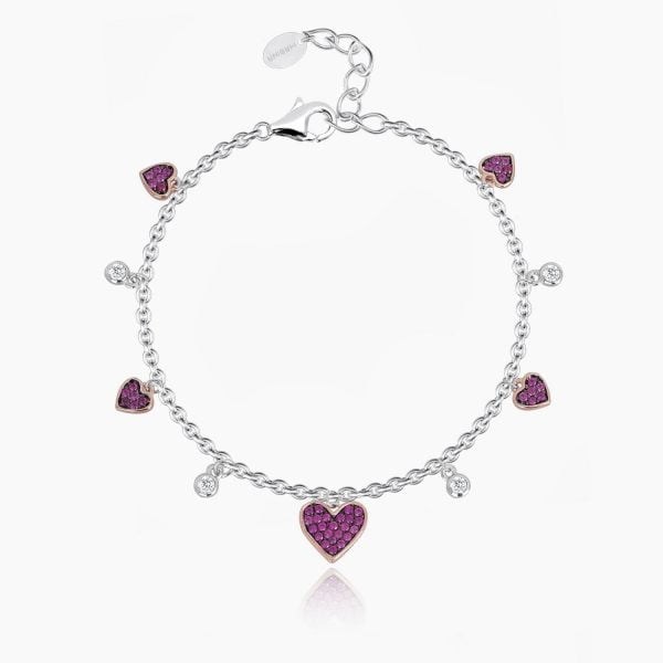 Bracciale con  cuori  MABINA