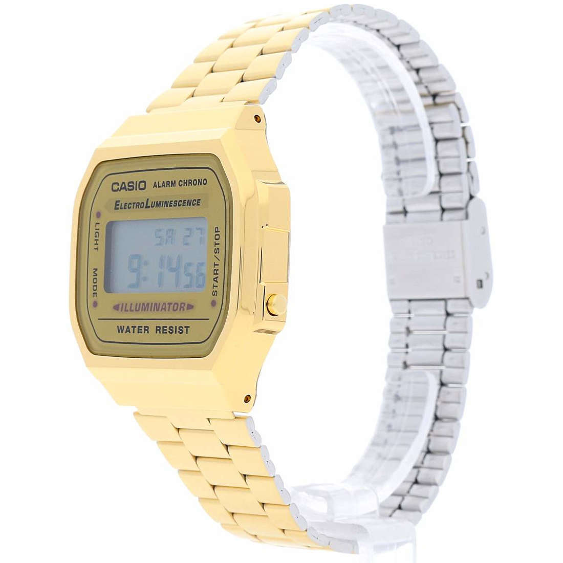 orologio digitale unisex Casio Casio Vintage - A168WG-9EF