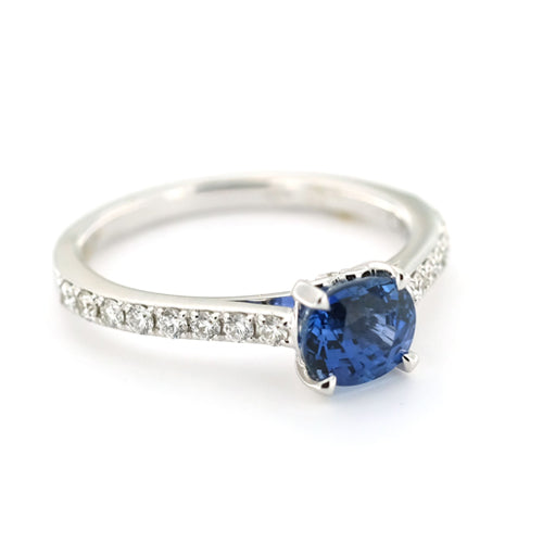 Anello CRIVELLI Zaffiro e Diamanti