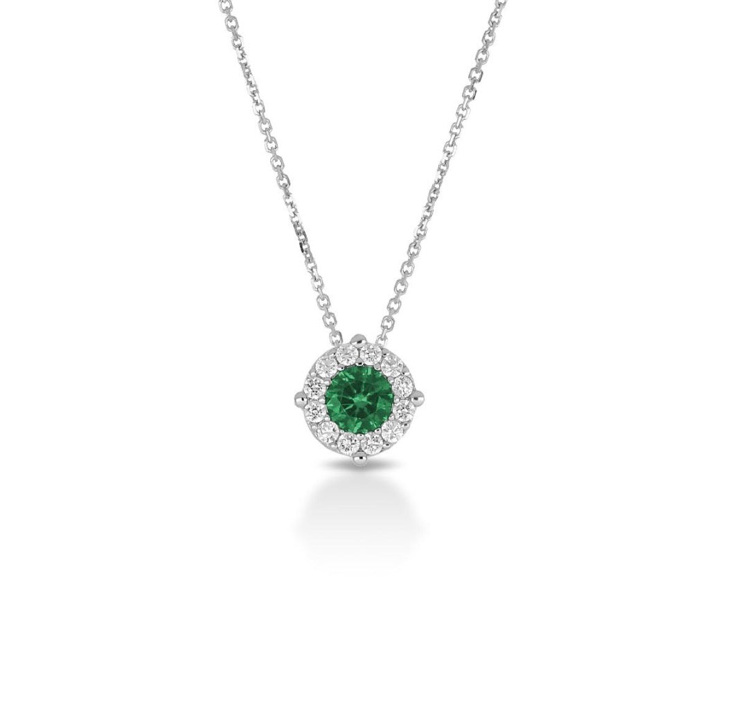 Punto luce con centrale verde