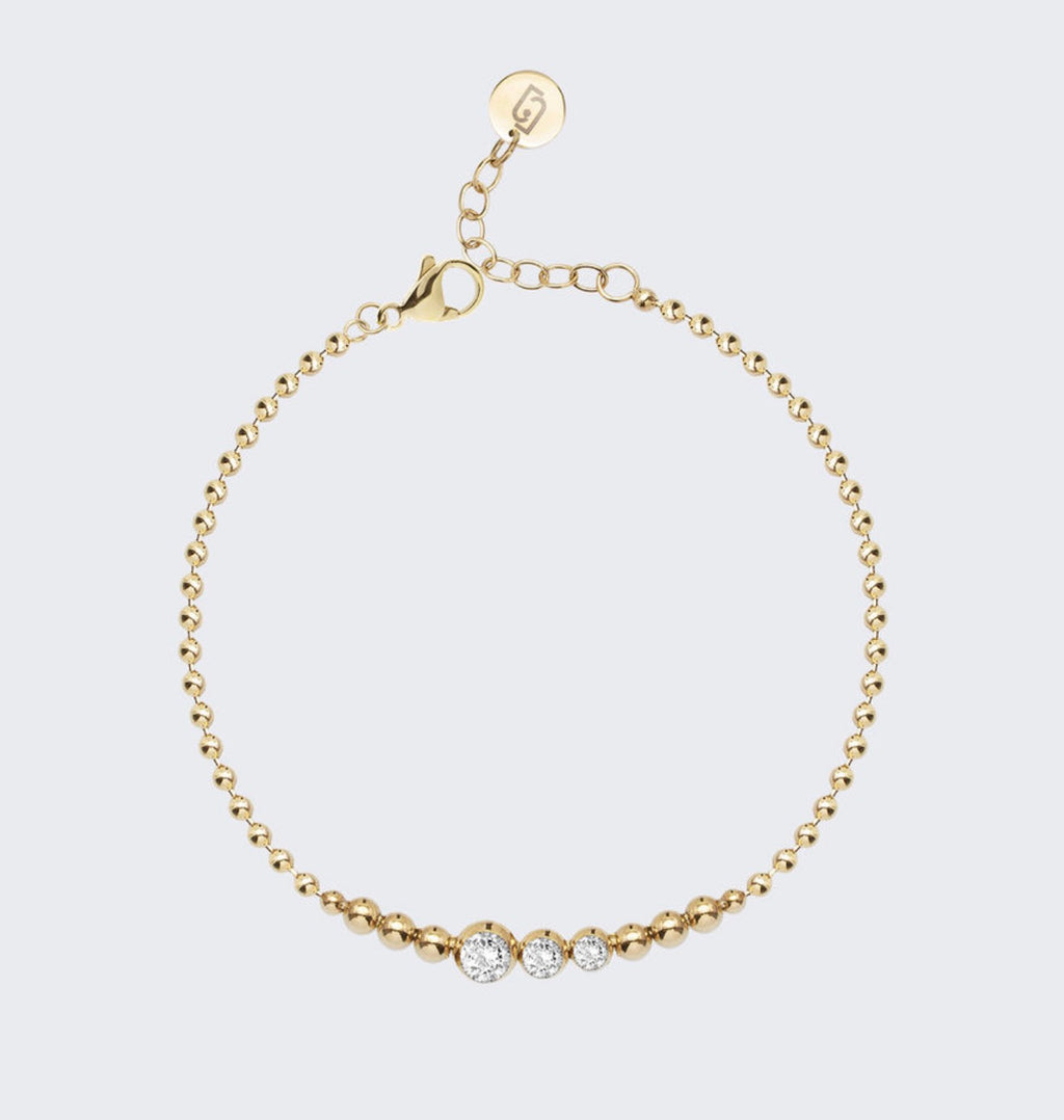 Bracciale tennis con strass