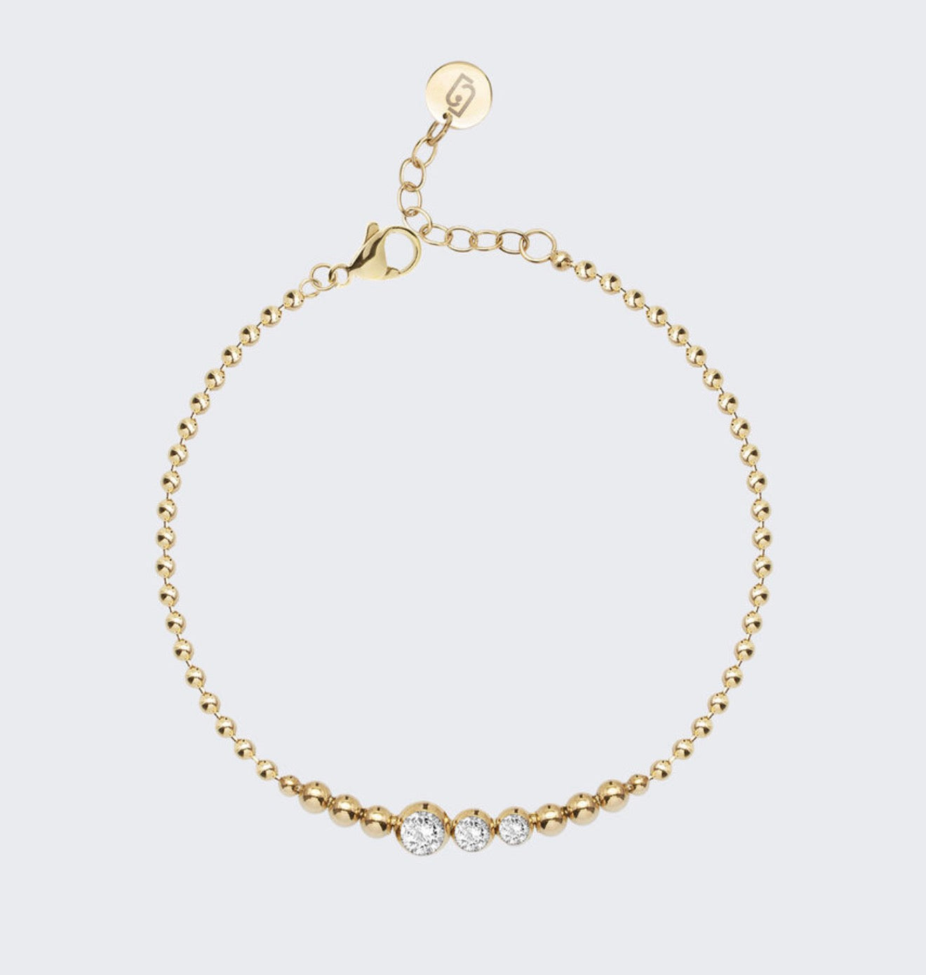 Bracciale tennis con strass