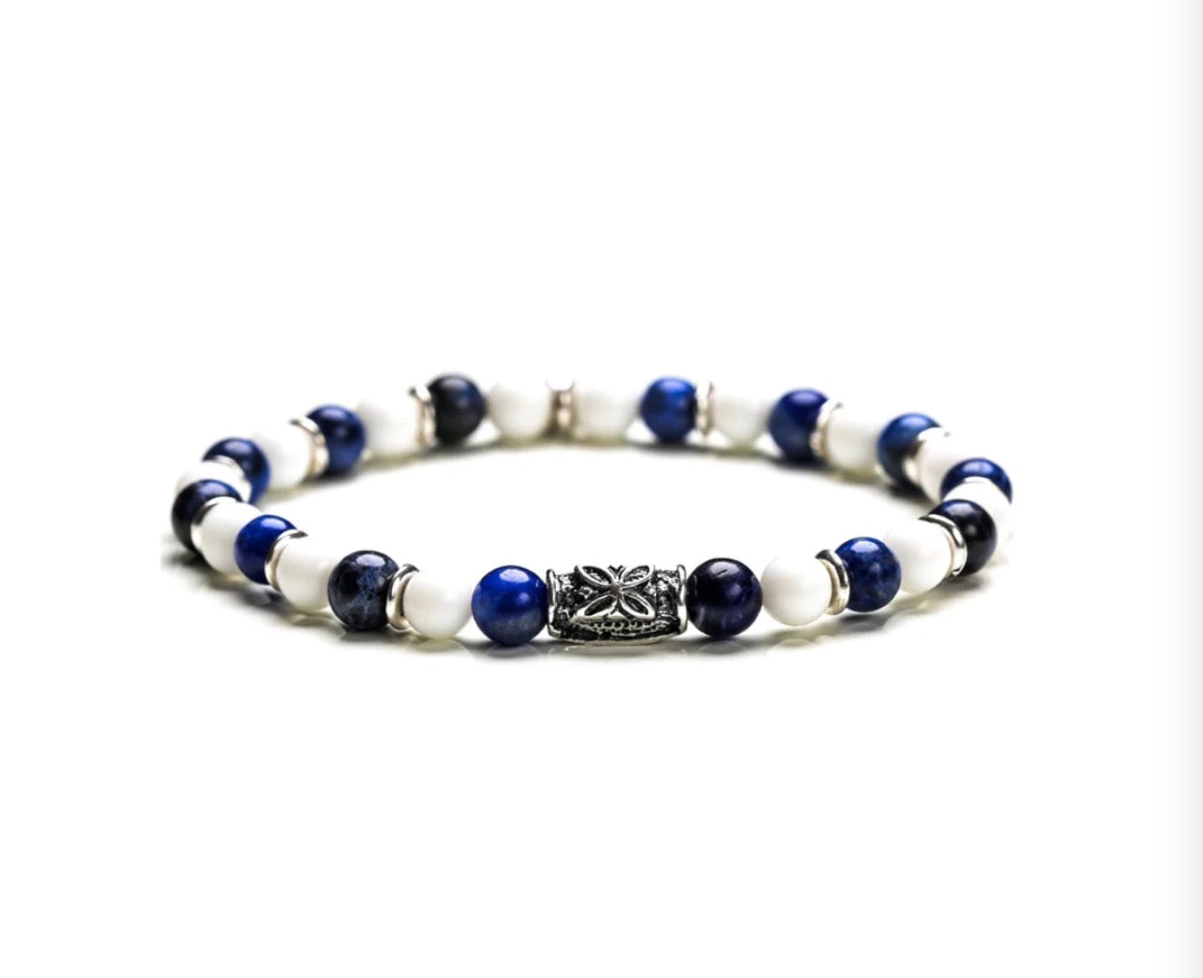 Bracciale Da Uomo Stone Marechiaro sodalite agata argento