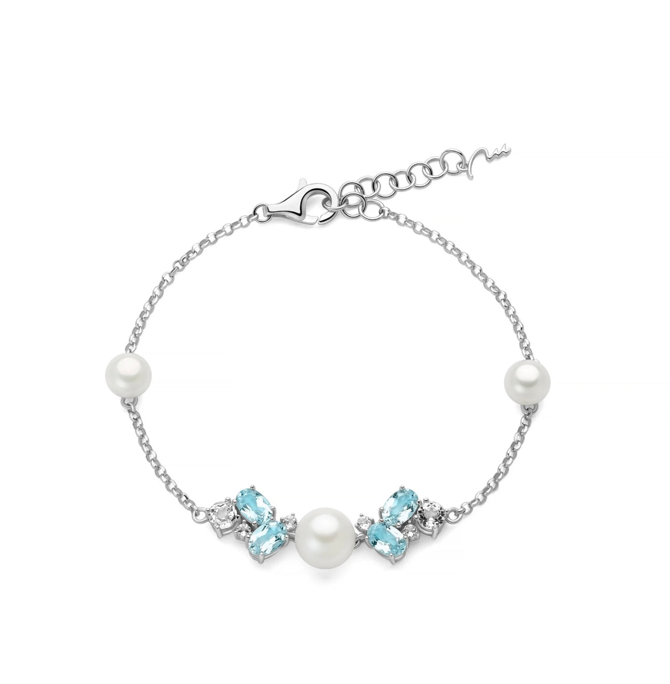 Bracciale Celastia con perle e topazi
