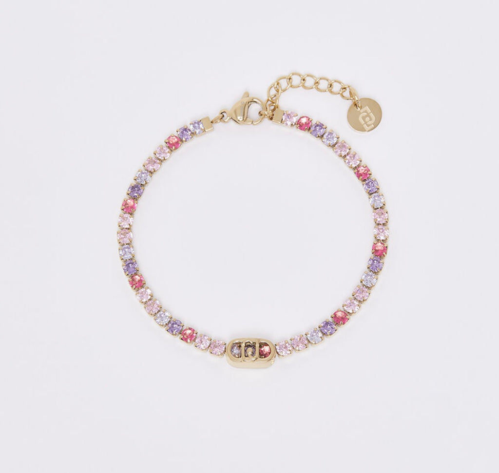 Bracciale con brill multicolor