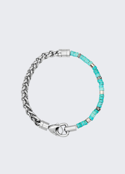 Bracciale da uomo con perline