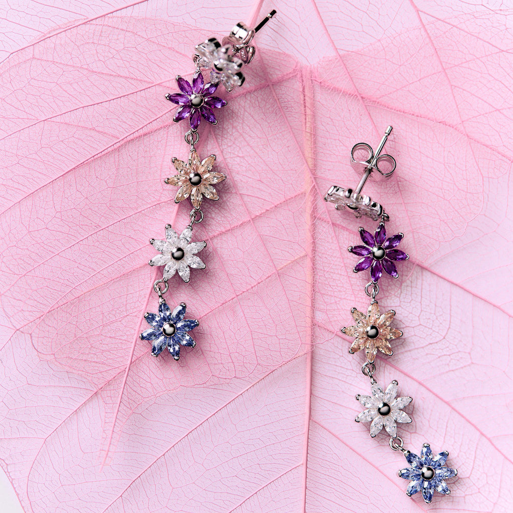 ORECCHINI PENDENTI FIORI COLLEZIONE GAIA