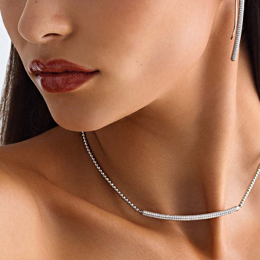 COLLANA CORTA COLLEZIONE BIANCA