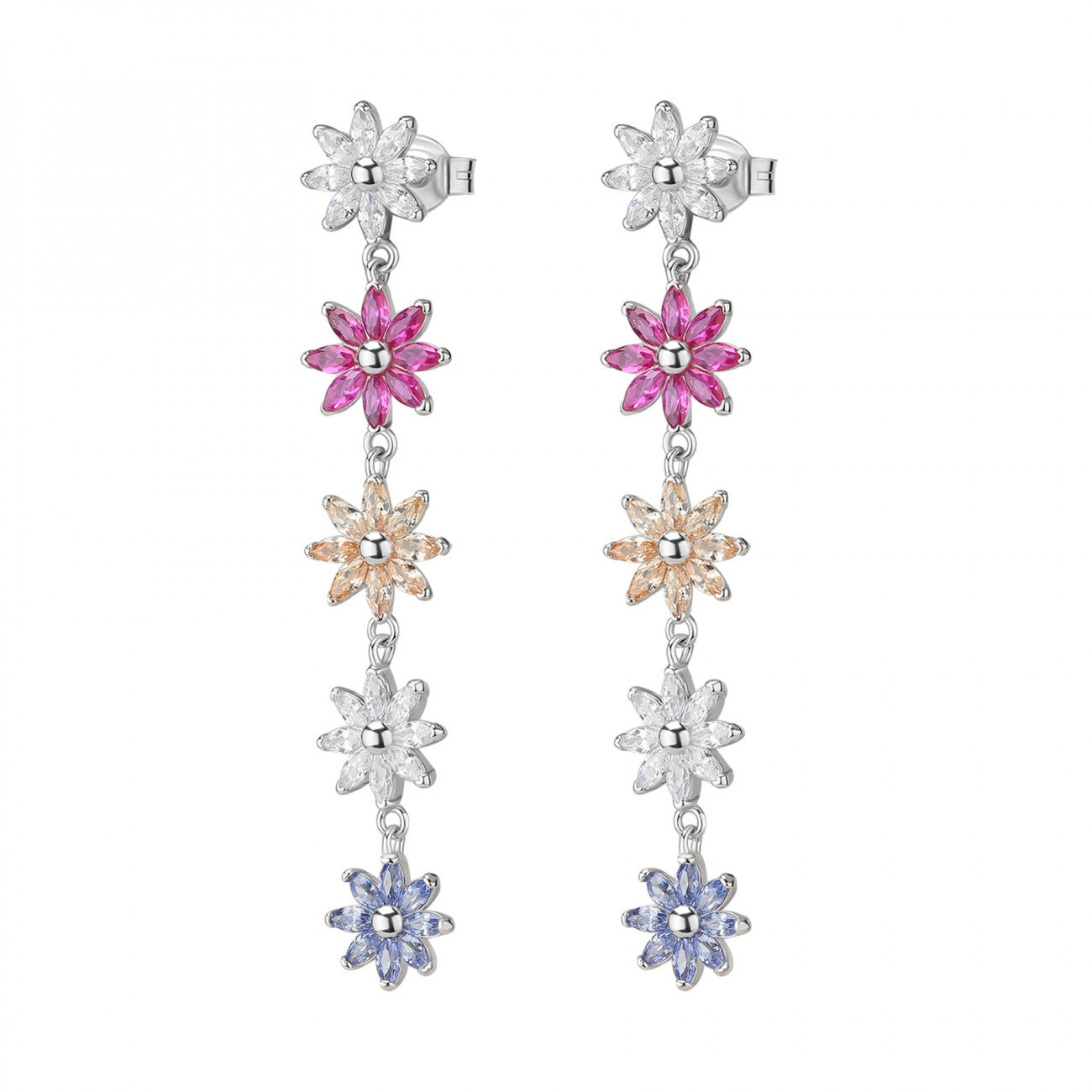 ORECCHINI PENDENTI FIORI COLLEZIONE GAIA