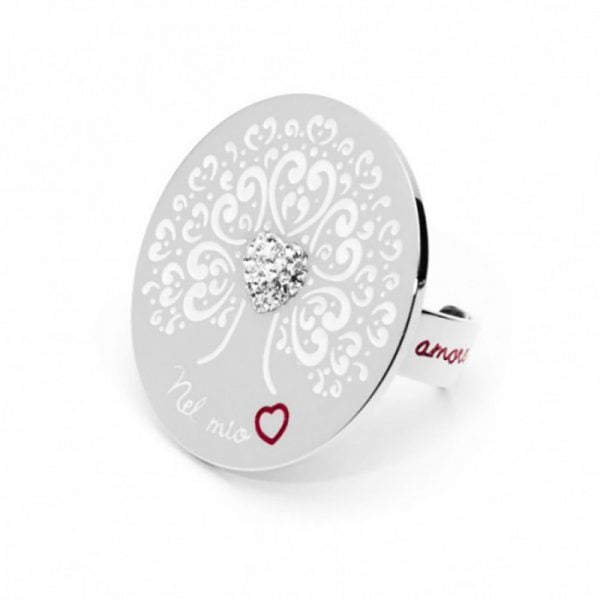 Anello Acciaio Marlù Albero dei Valori