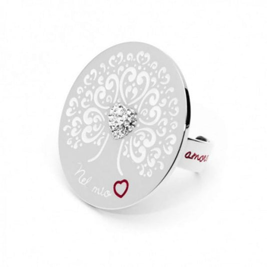Anello Acciaio Marlù Albero dei Valori