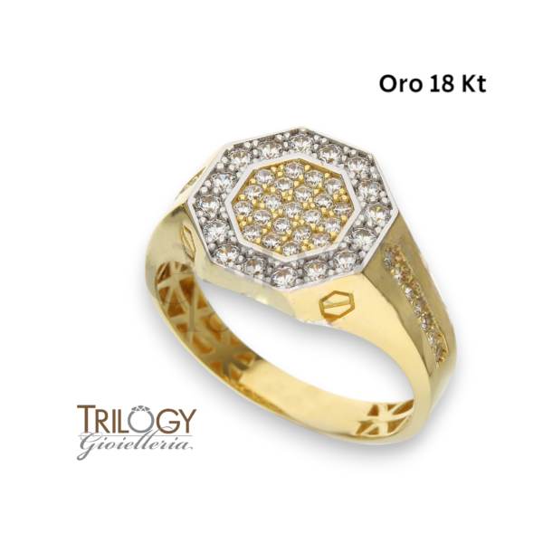 Anello Uomo Oro 18 Carati