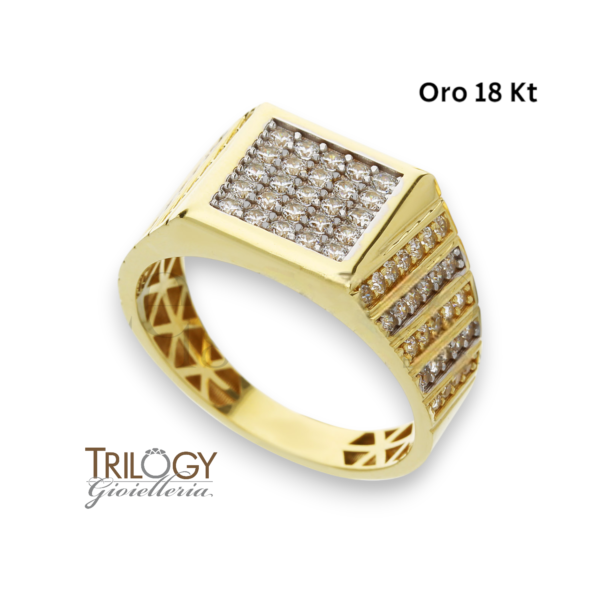 Anello Uomo Oro 18 Carati