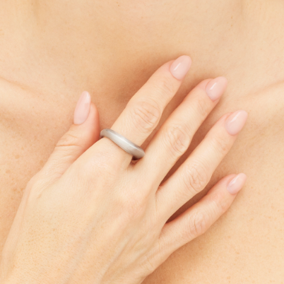 ANELLO A FASCIA SOTTILE SATINATO