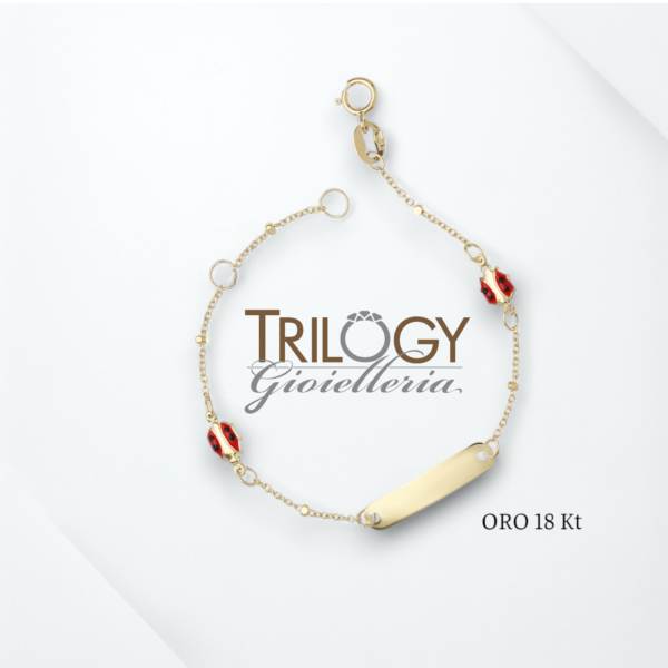 Bracciale in oro da neonato