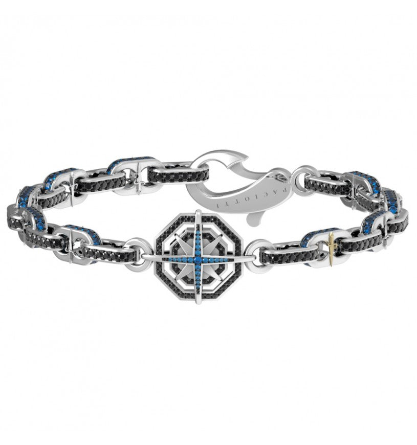 Bracciale Cesare Paciotti rosa dei venti uomo