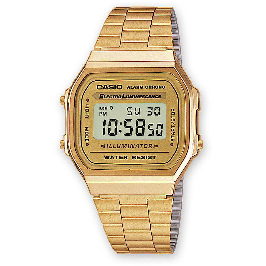 orologio digitale unisex Casio Casio Vintage - A168WG-9EF