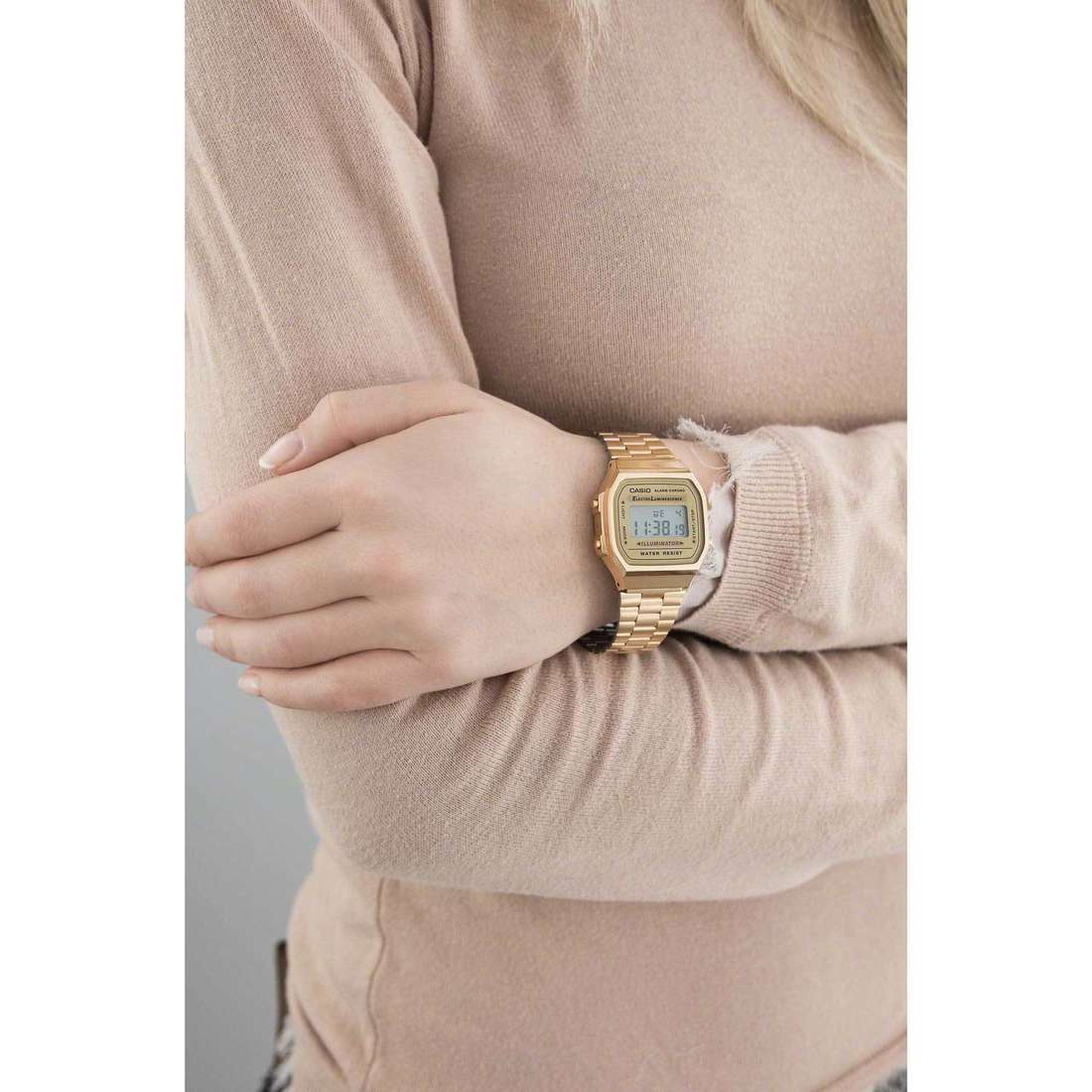 orologio digitale unisex Casio Casio Vintage - A168WG-9EF