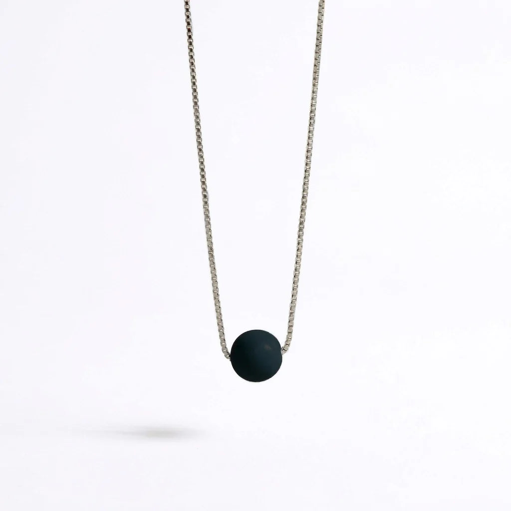 Collana Miluna Argento con Onice Terra e Mare