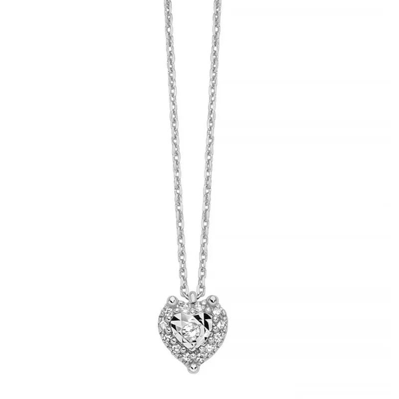 Collana Miluna Punto Luce a cuore