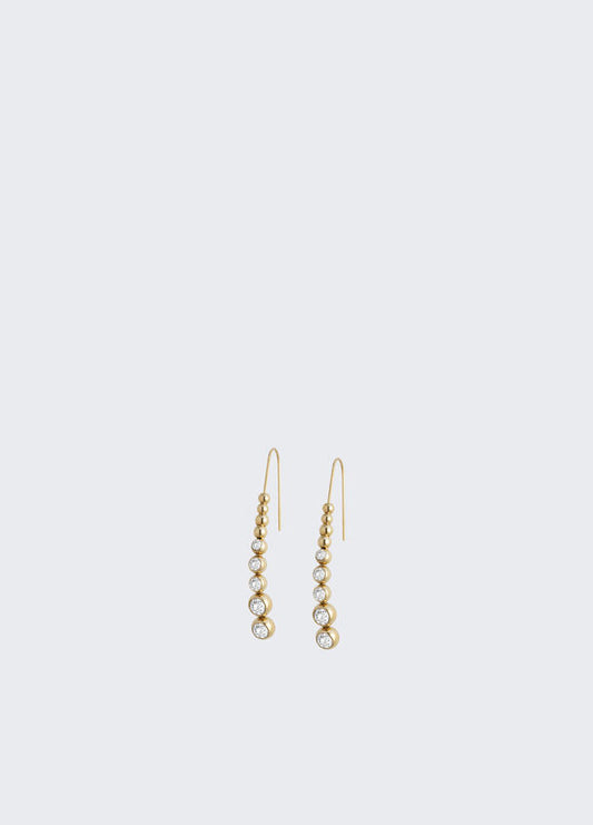 Orecchini pendenti con strass Liu jo