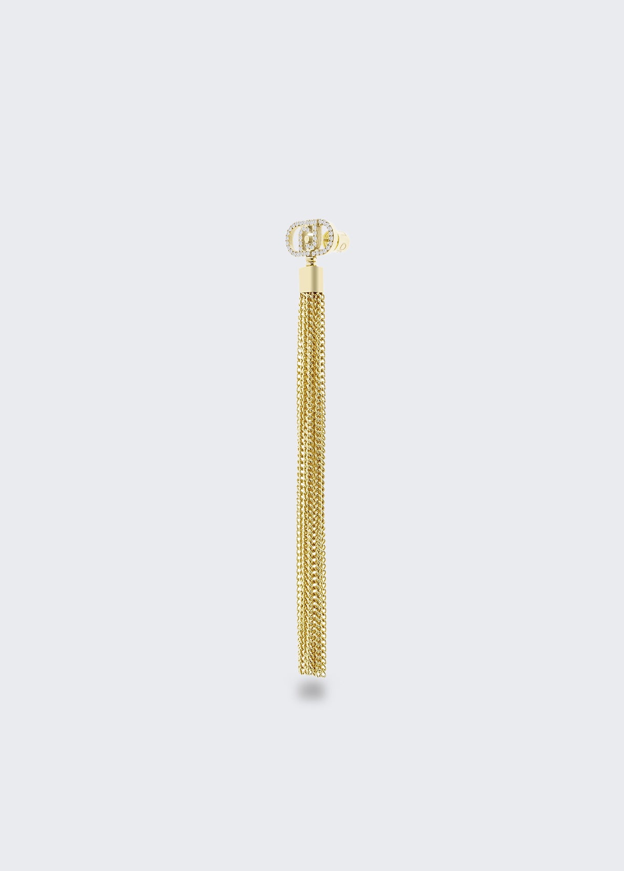 Orecchini con nappine metalliche