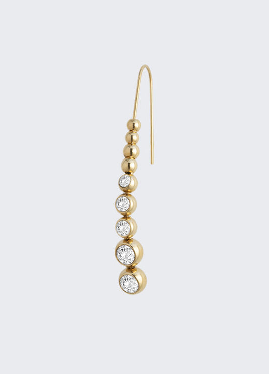 Orecchini pendenti con strass Liu jo