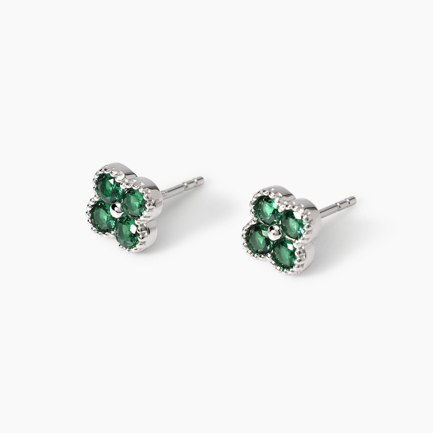 Orecchini con fiore verde JASMINE