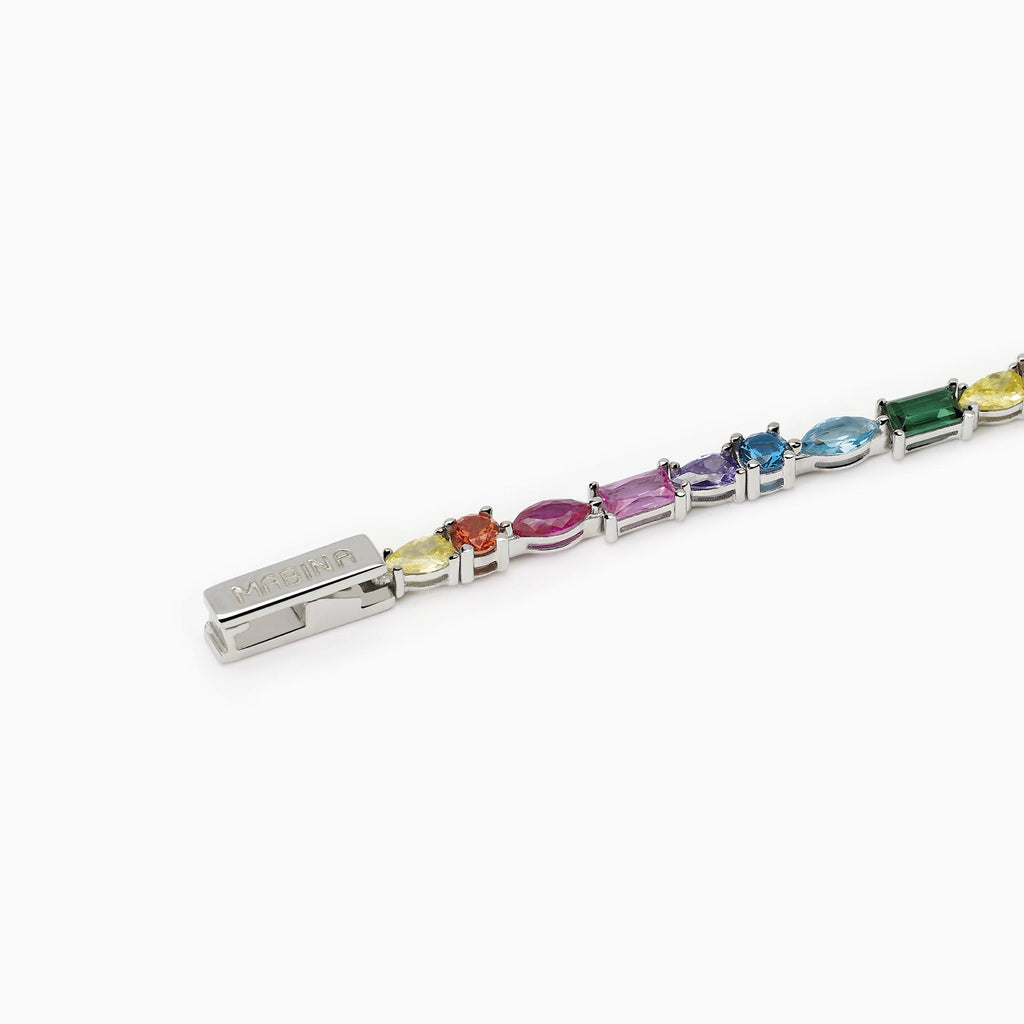 Bracciale tennis multicolor LUXURY