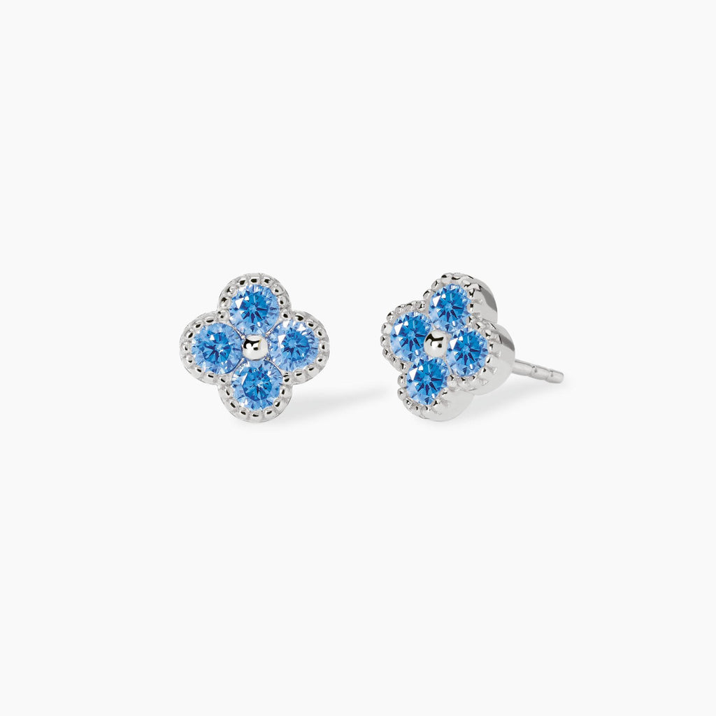 Orecchini con fiore azzurro JASMINE