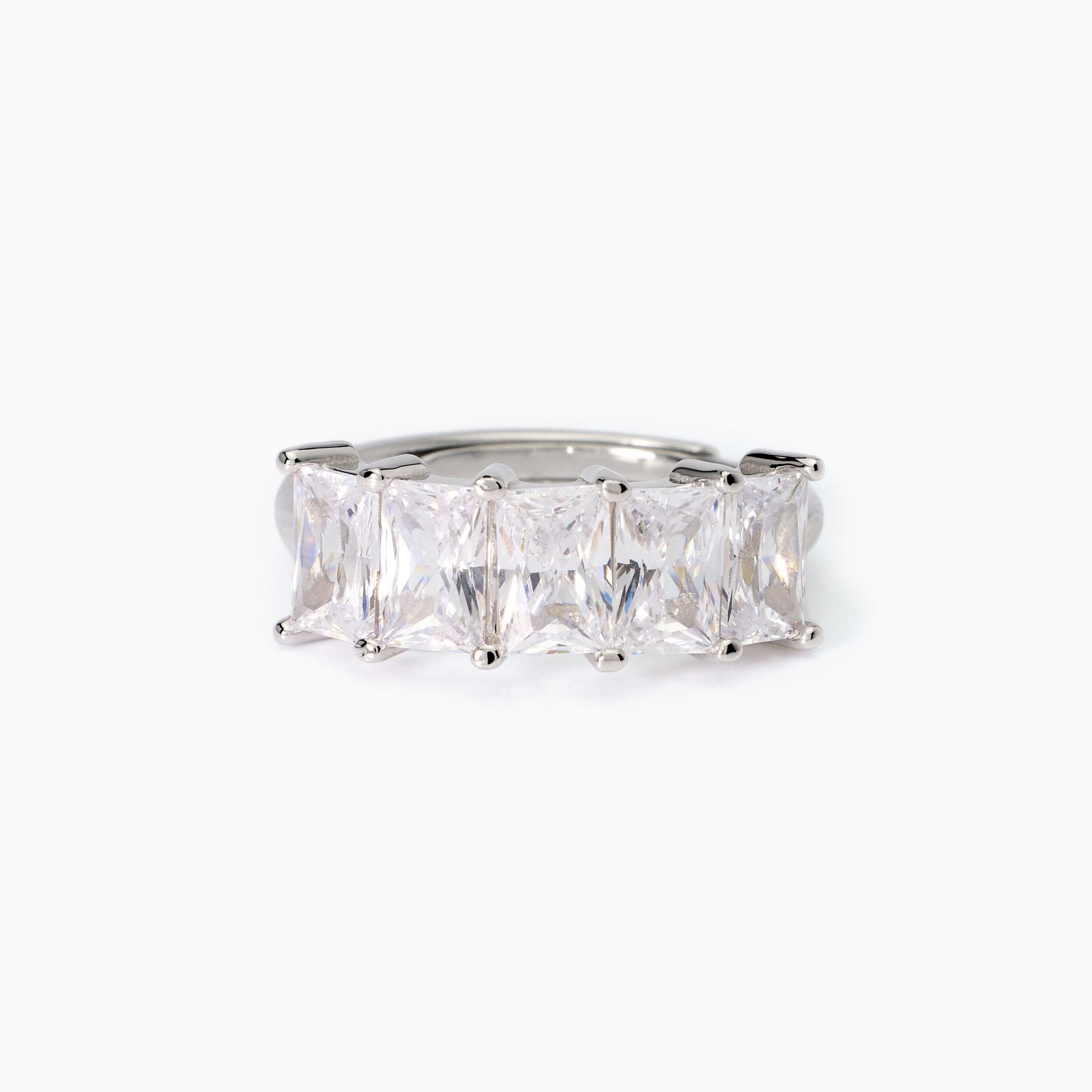 Anello donna in argento con zirconi VALENTINA