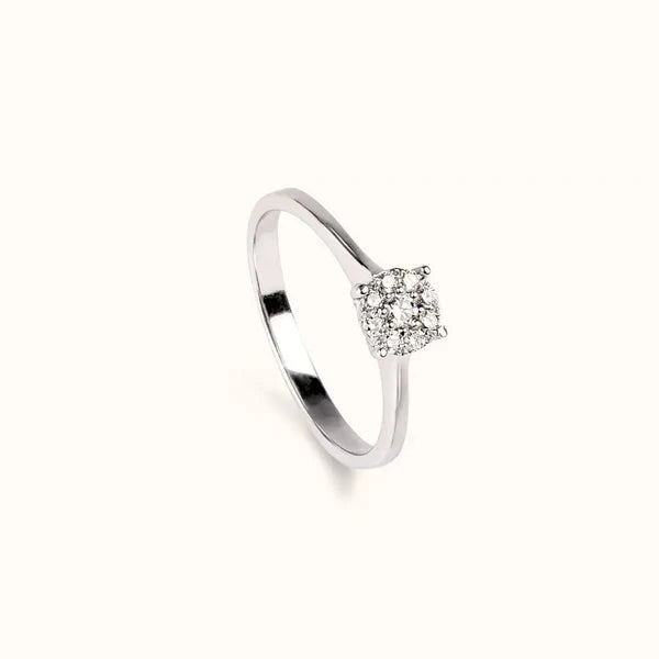 Anello Magyc in Oro Bianco e Diamanti