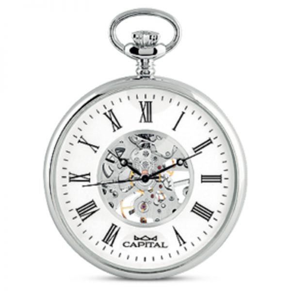 OROLOGIO DA TASCA CAPITAL SCHELETRATO