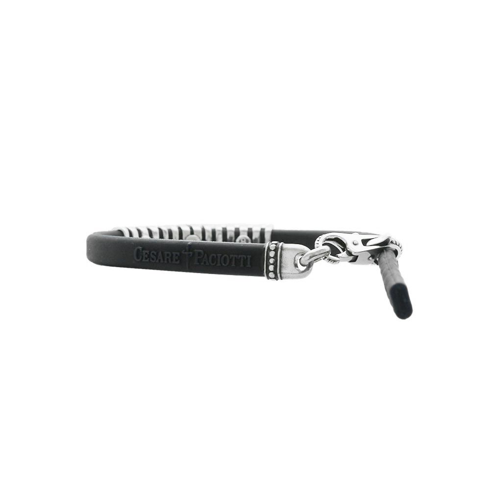 Bracciale Cesare Paciotti in Silicone e Argento – Nautica
