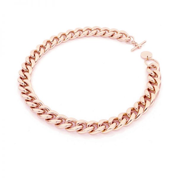 Collana in Bronzo Rosa Unoaerre